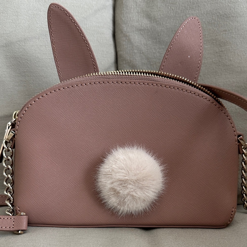 Limited Edition Kate Spade Brown Bunny Crossbody Bag - Picture 6 of 11